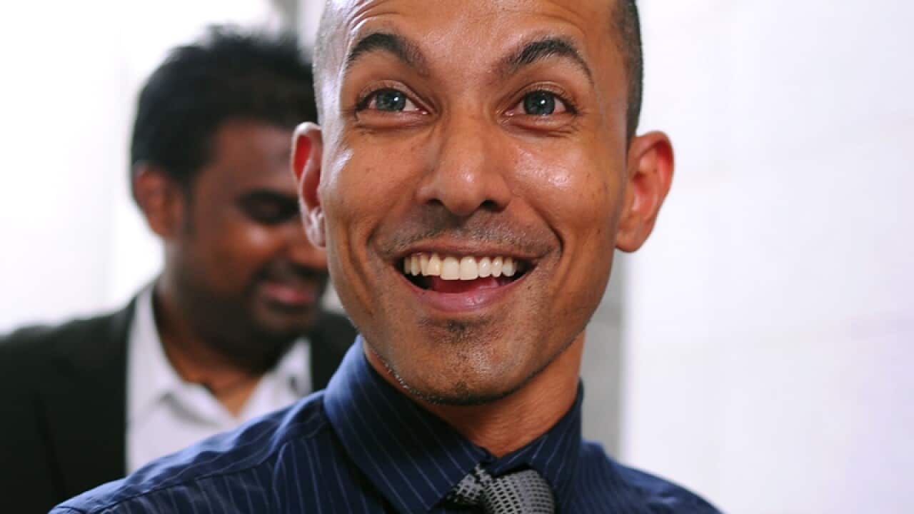 Perth man Dominic Bird arrives at the Malaysia High court in Putrajaya