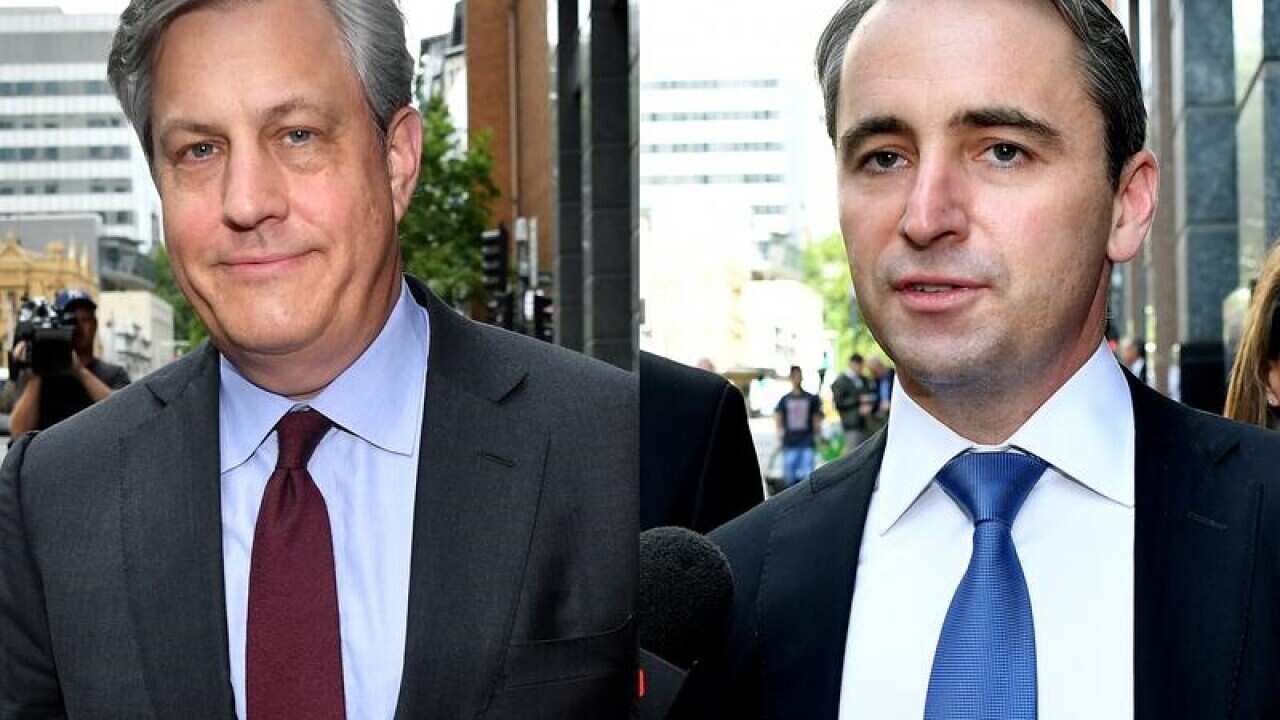 Westpac CEO Brian Hartzer and Commonwealth Bank CEO Matt Comyn.