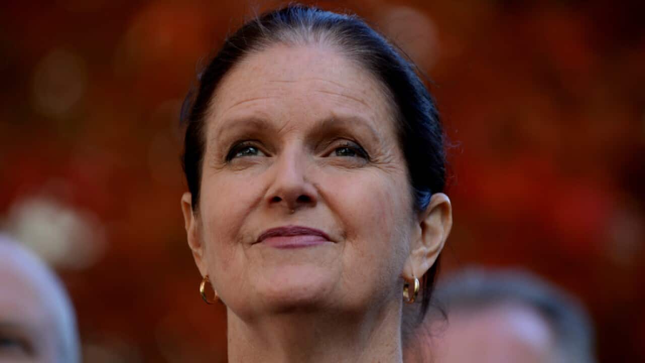 Australian Council of Social Services (ACOSS) CEO Dr Cassandra Goldie holds a press conference inside Parliament House in Canberra, Wednesday,