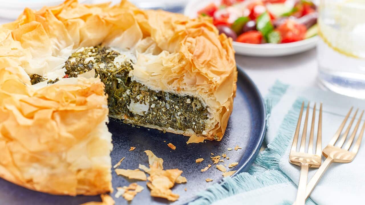 Deep dish spanakopita