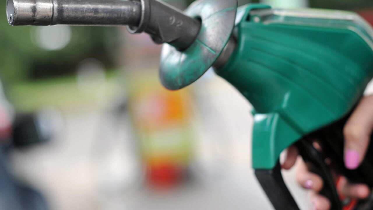 A petrol pump.