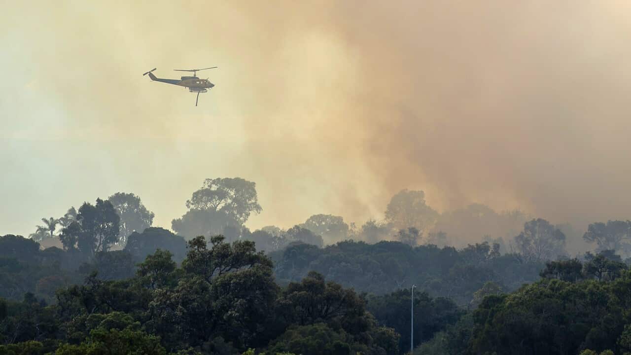 Εικόνα αρχείου από παλιότερη πυρκαγιά στην περιοχή της Πέρθης στην Δυτική Αυστραλία