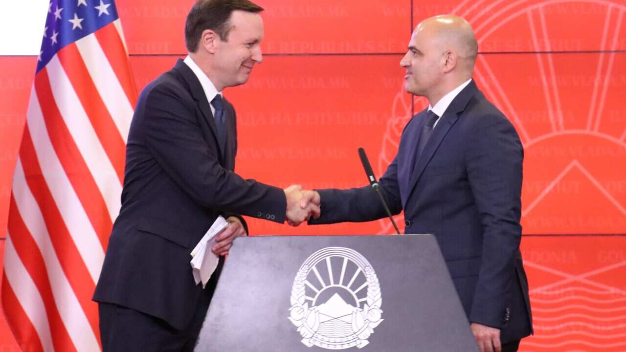 Dimitar Kovacevski - Chris Murphy in Macedonia