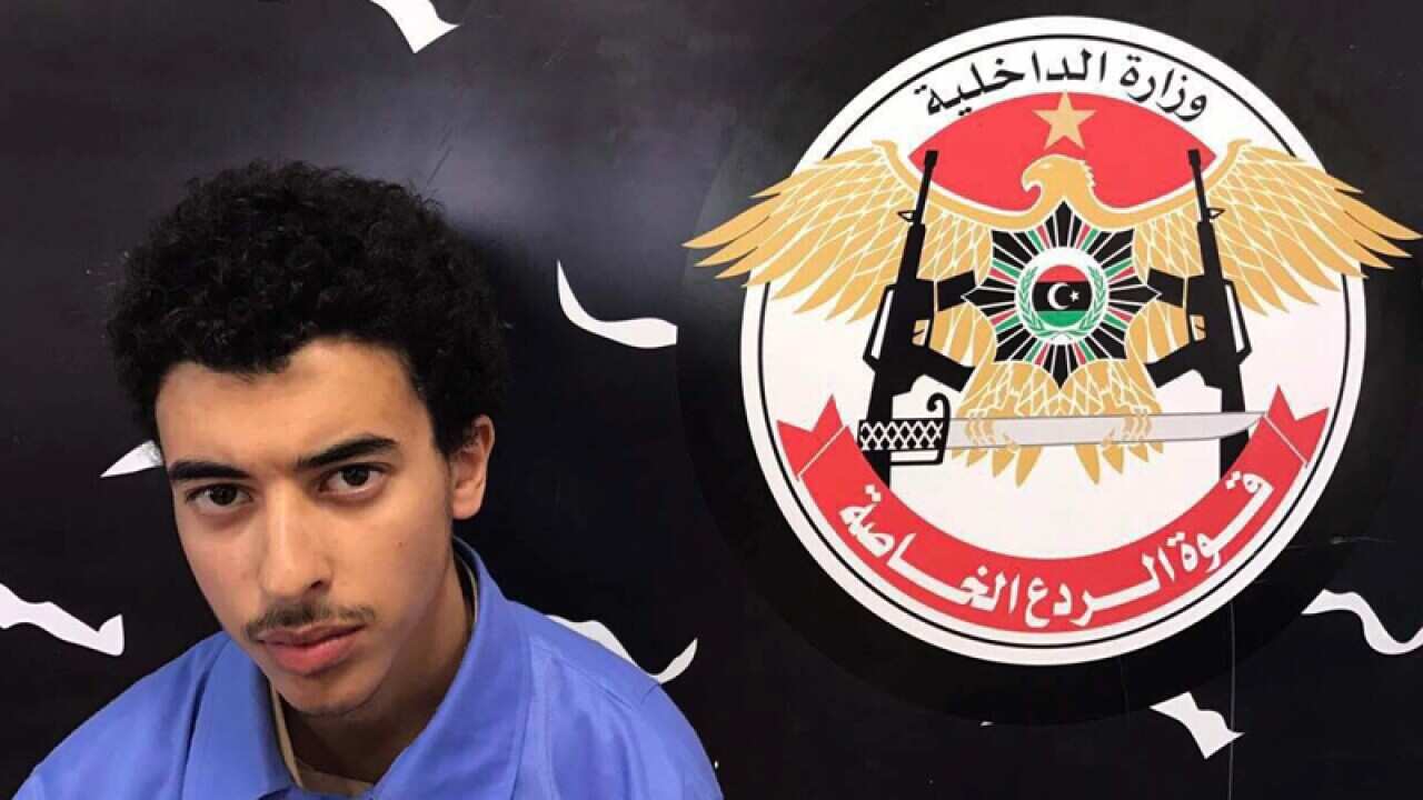Hashem Abedi after his arrest in Tripoli