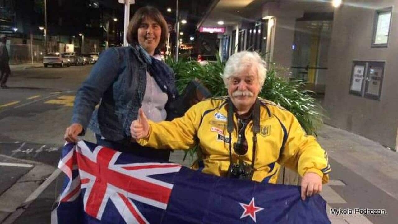 Ukrainian activist Mykola Podrezan.