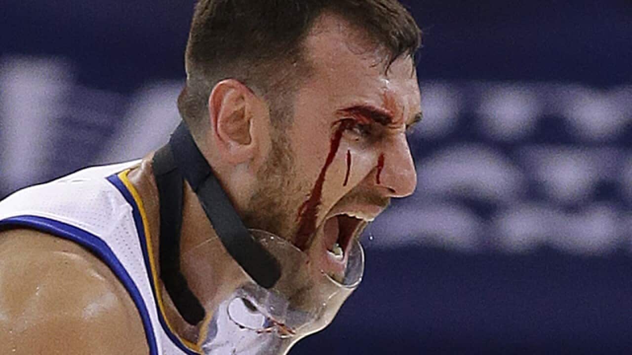 Golden State Warriors' Andrew Bogut