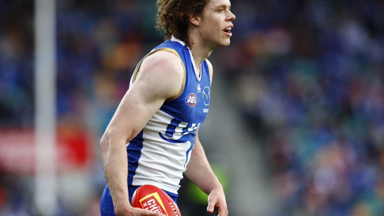 North Melbourne key forward Ben Brown