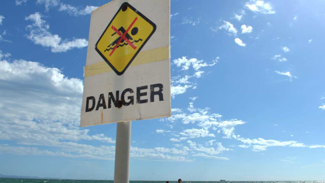 Clarkes Beach remains closed at Byron Bay in northern New South Wales