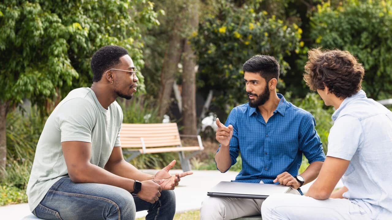 Diverse Group Of Students On Campus