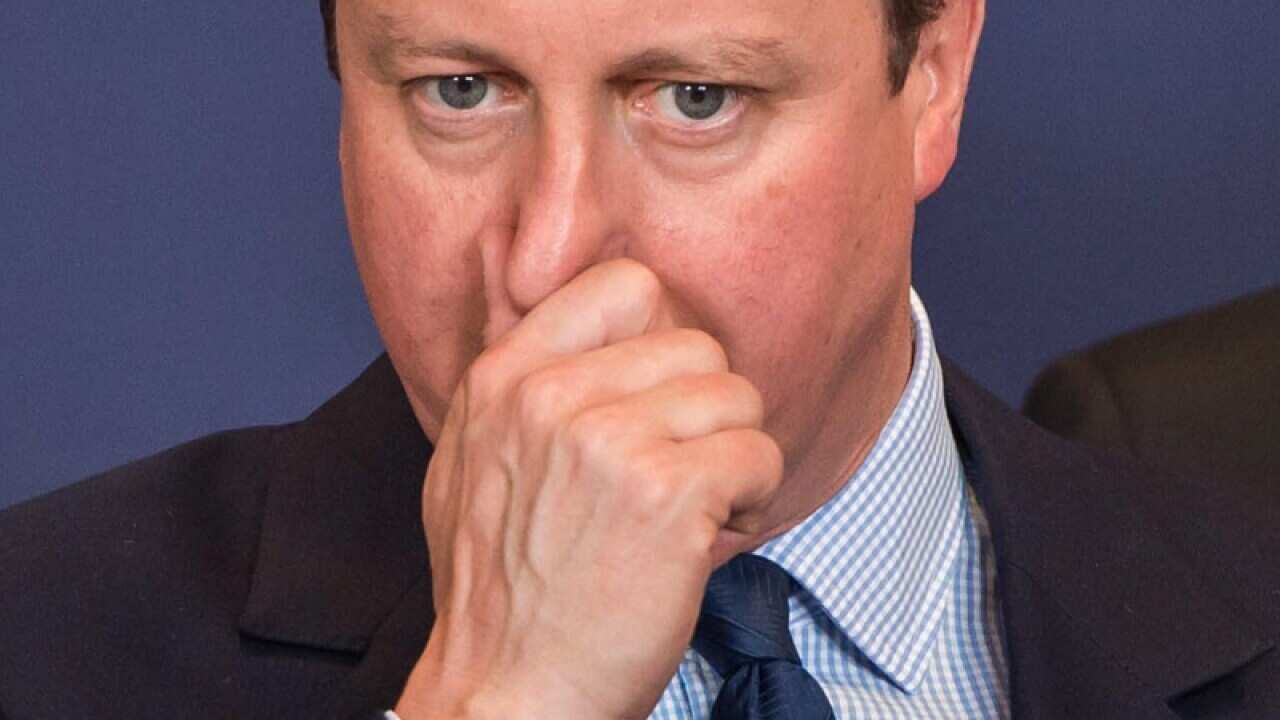 British Prime Minister David Cameron in Brussels