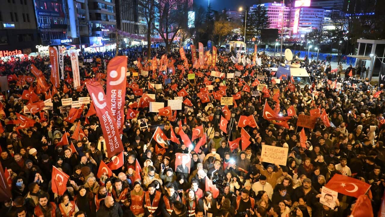 Protest Against the Arrest of Istanbul Mayor Imamoglu in Ankara