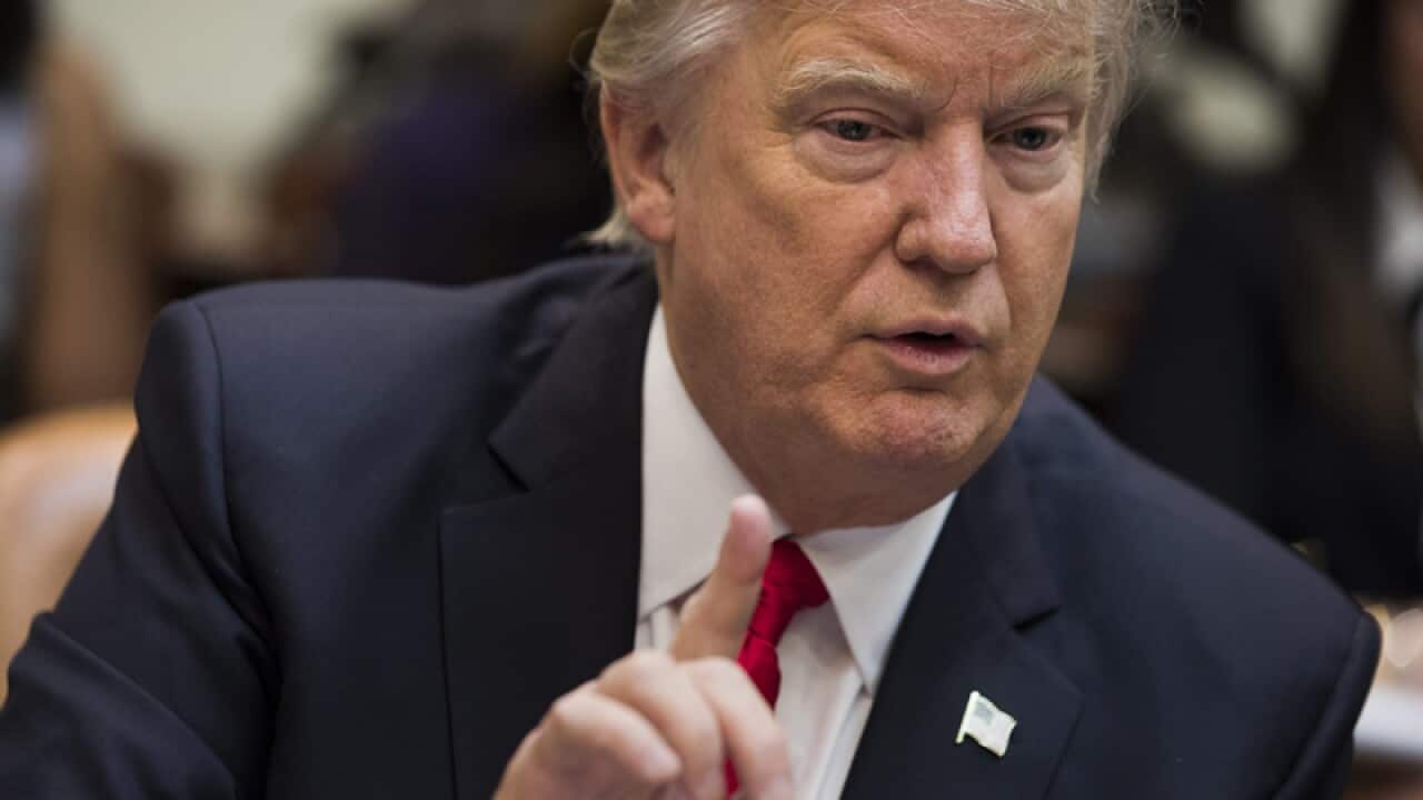 Donald Trump in the White House.