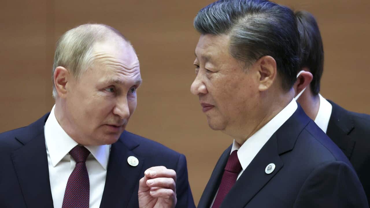 Vladimir Putin speaks to Xi Jinping