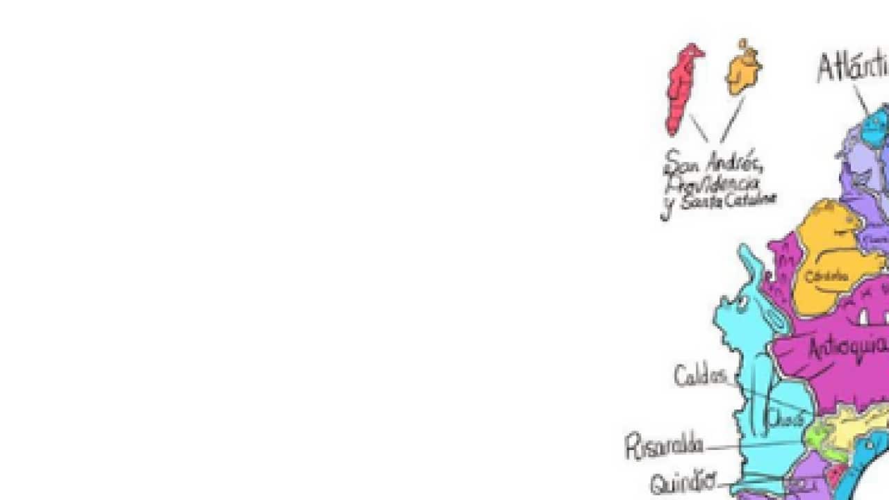 Australian Illustrator draws colombian culture