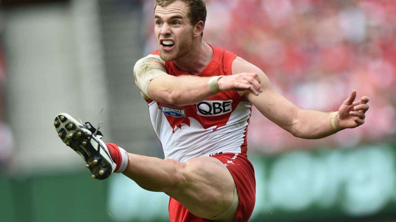 Tom Mitchell of the Swans