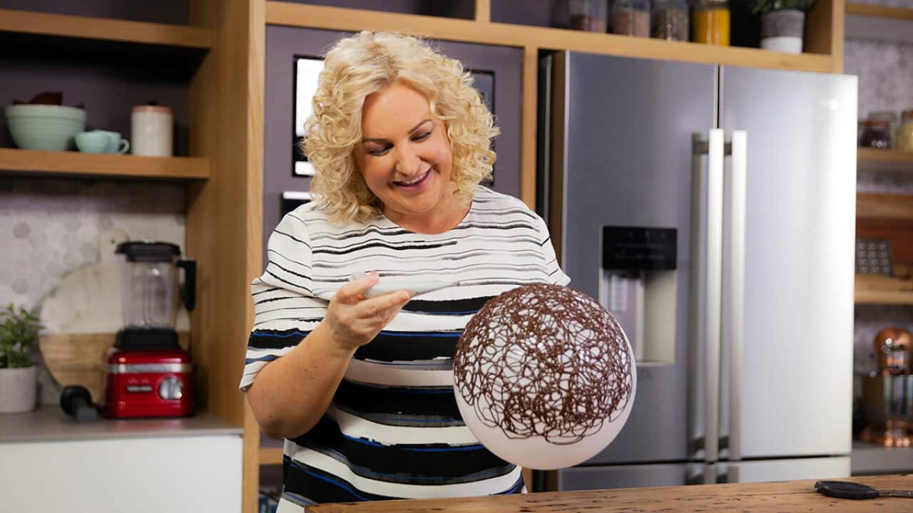 Kirsten Tibballs chocolate dome