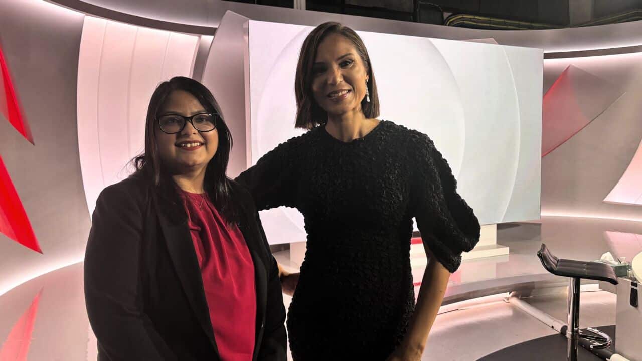 Dr Stuti Bhatnagar with SBS's Janice Petersen (SBS-Youssef Saudie).jpg