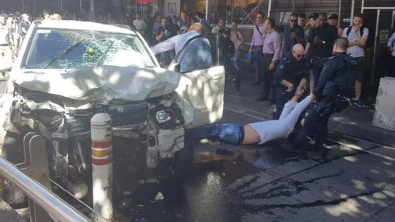 The off-duty police officer was singled out for praise following his response to the Melbourne pedestrian incident. 