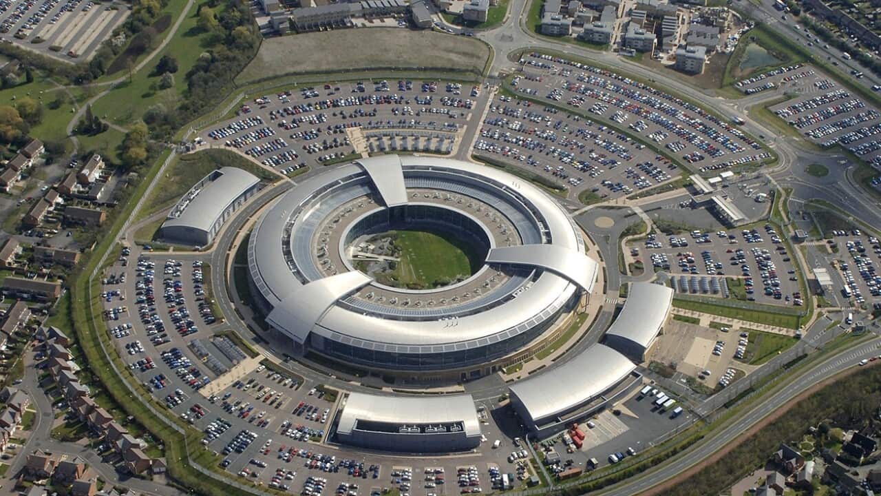 GCHQ in Cheltenham, England - the heart of the UK Intelligence Operations