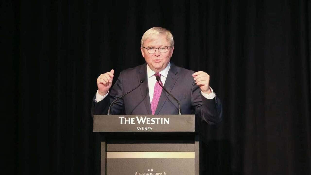 Kevin Rudd at Australia-China Future Forum