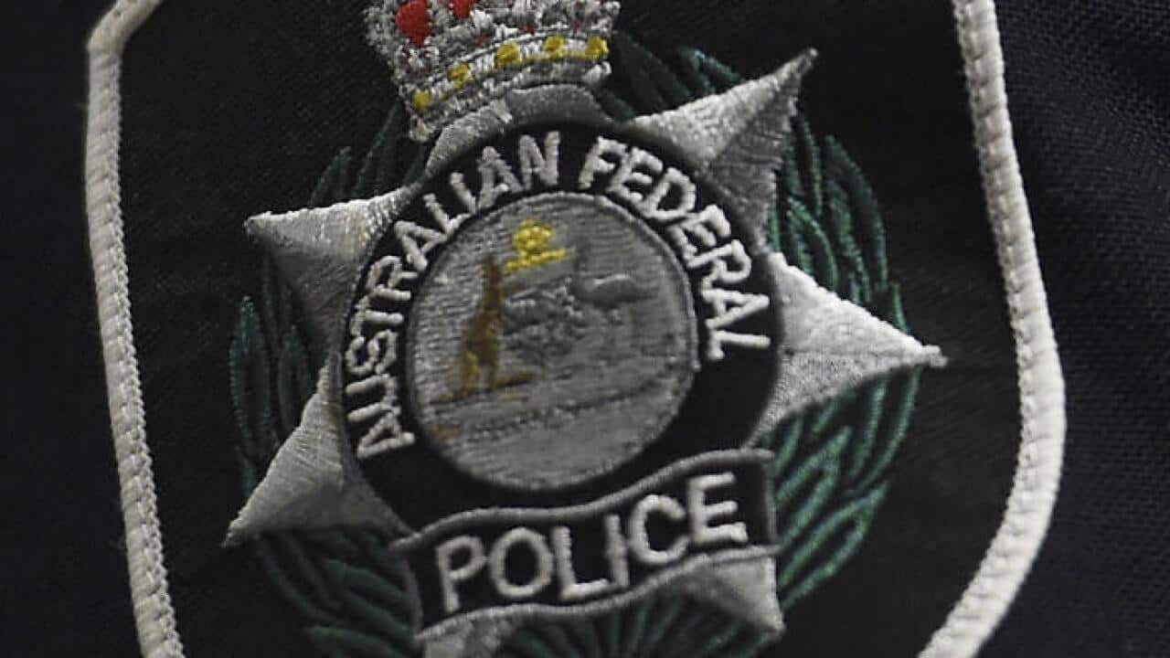 File image of AFP badge