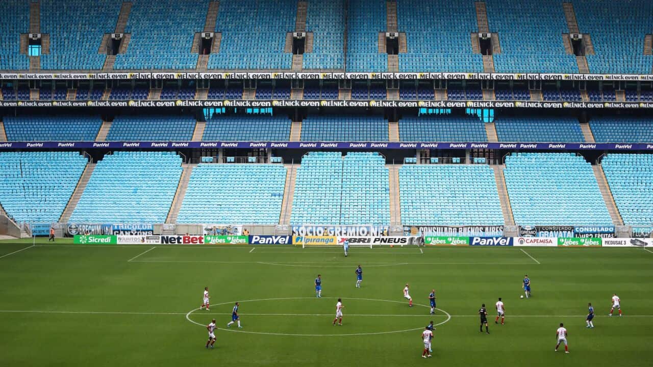 A volta do futebol brasileiro provavelmente se dará com arquibancadas vazias