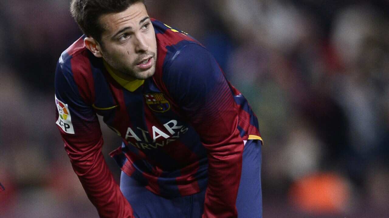 FC Barcelona's Jordi Alba