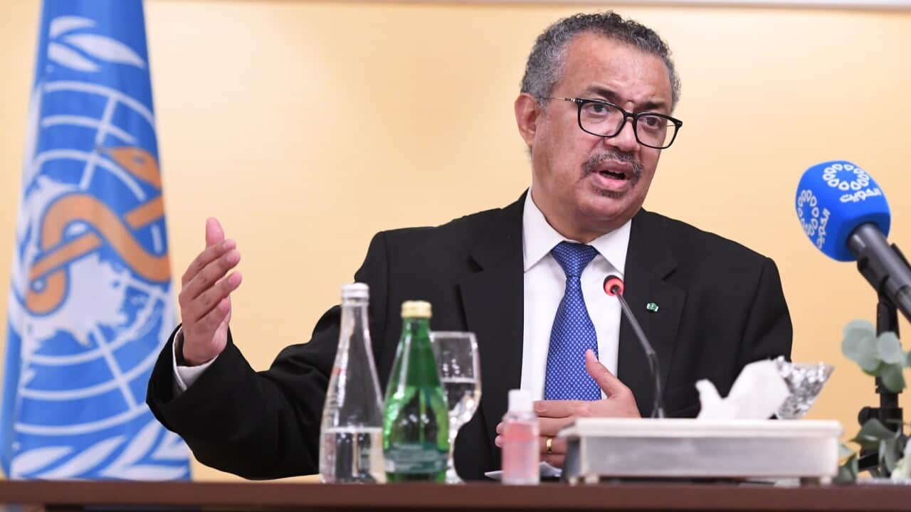 WHO Director general Tedros Adhanom Ghebreyesus in Kuwait