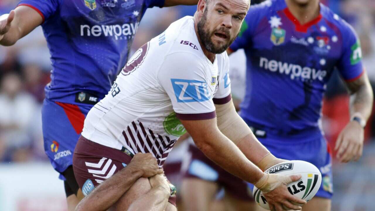 Nate Myles of the Sea Eagles