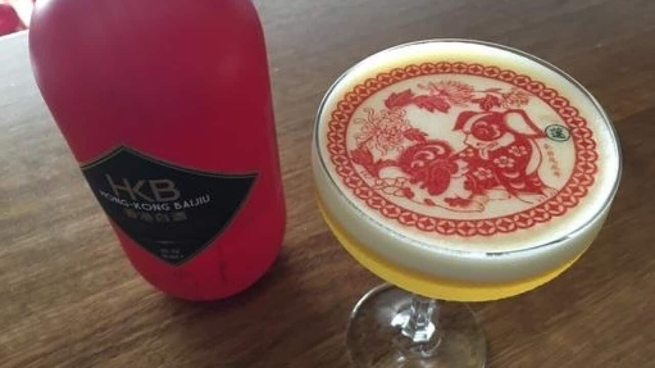 A baijiu cocktail