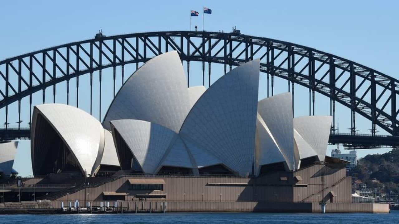 Opera Harbour Bridge, Sydney.