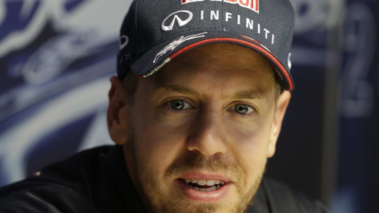 Red Bull driver Sebastian Vettel of Germany