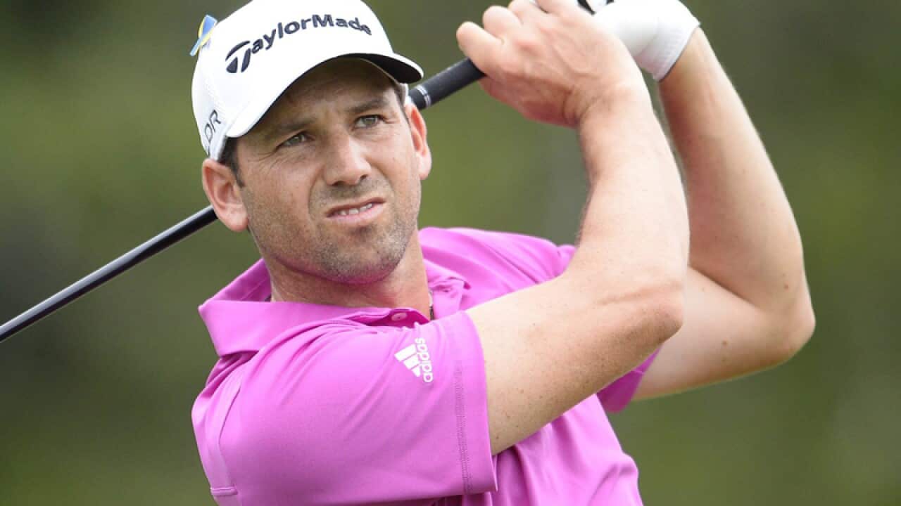 Spanish golfer Sergio Garcia