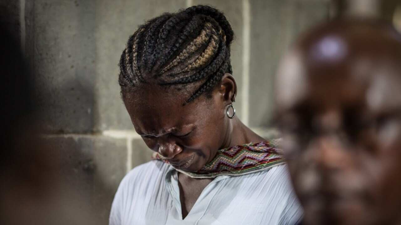 Kenyans pray for unity at the start of three days of national mourning.