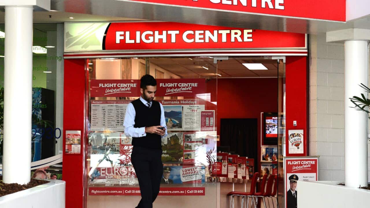 A Flight Centre store
