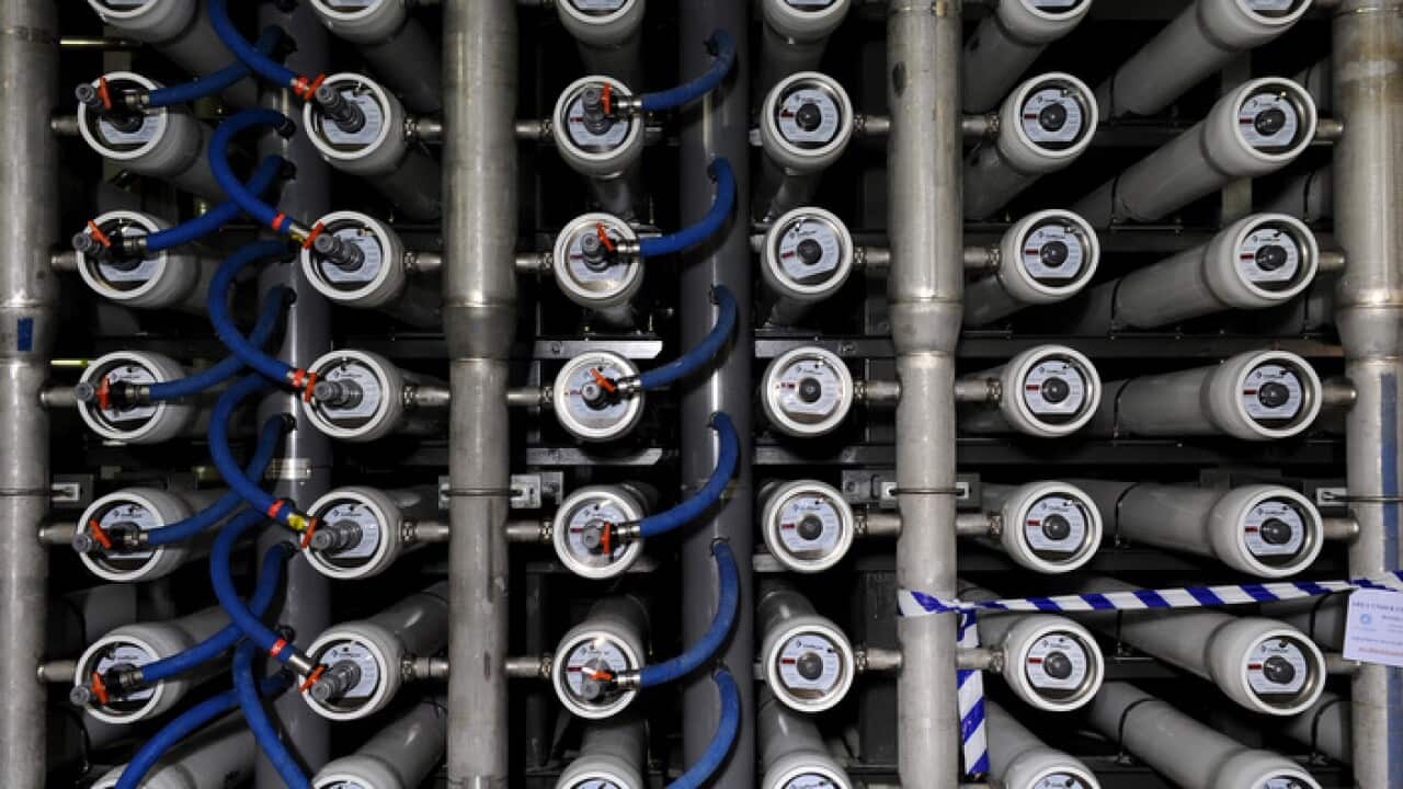 Reverse Osmosis Filters at the Desalination Plant in Sydney
