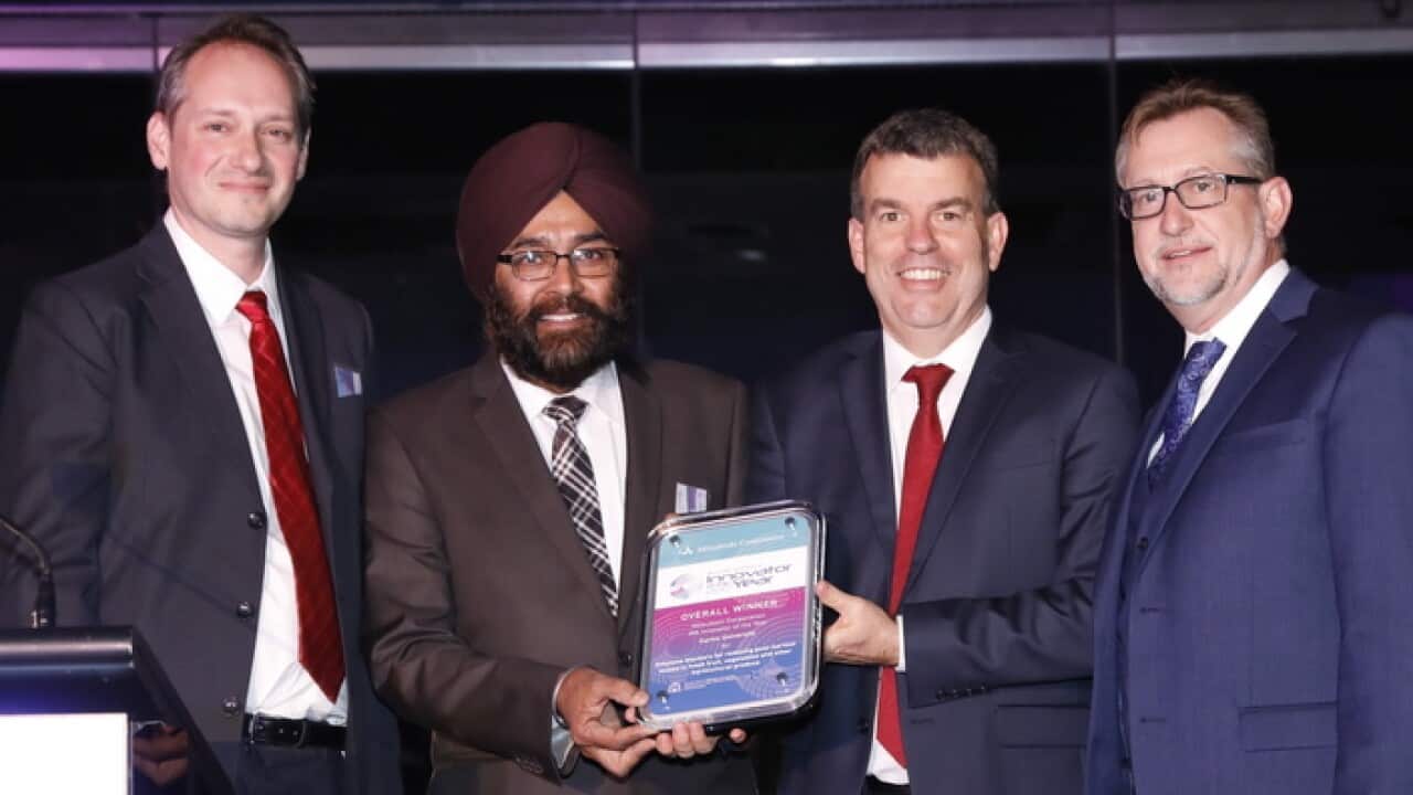 Prof Zora Singh overall winner of WA Innovator of the Year 2017, along with Dr Alan Payne