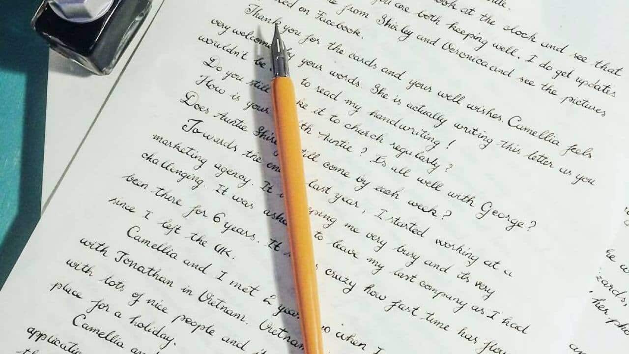 Hand-written letters