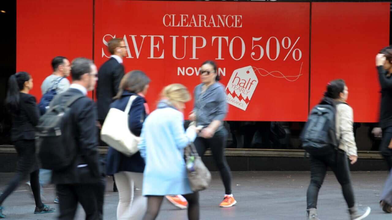 A David Jones department store is seen in Sydney