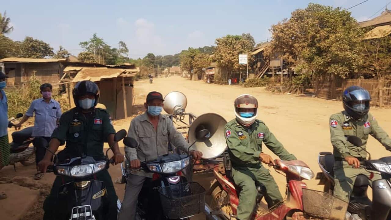 Covid-19 education campaign in rural areas across Cambodia