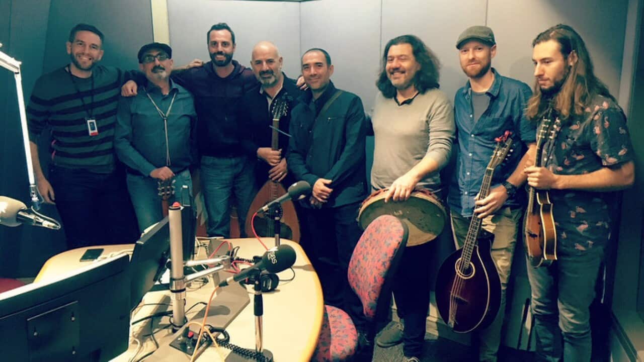 Unavantaluna in our SBS Radio studios