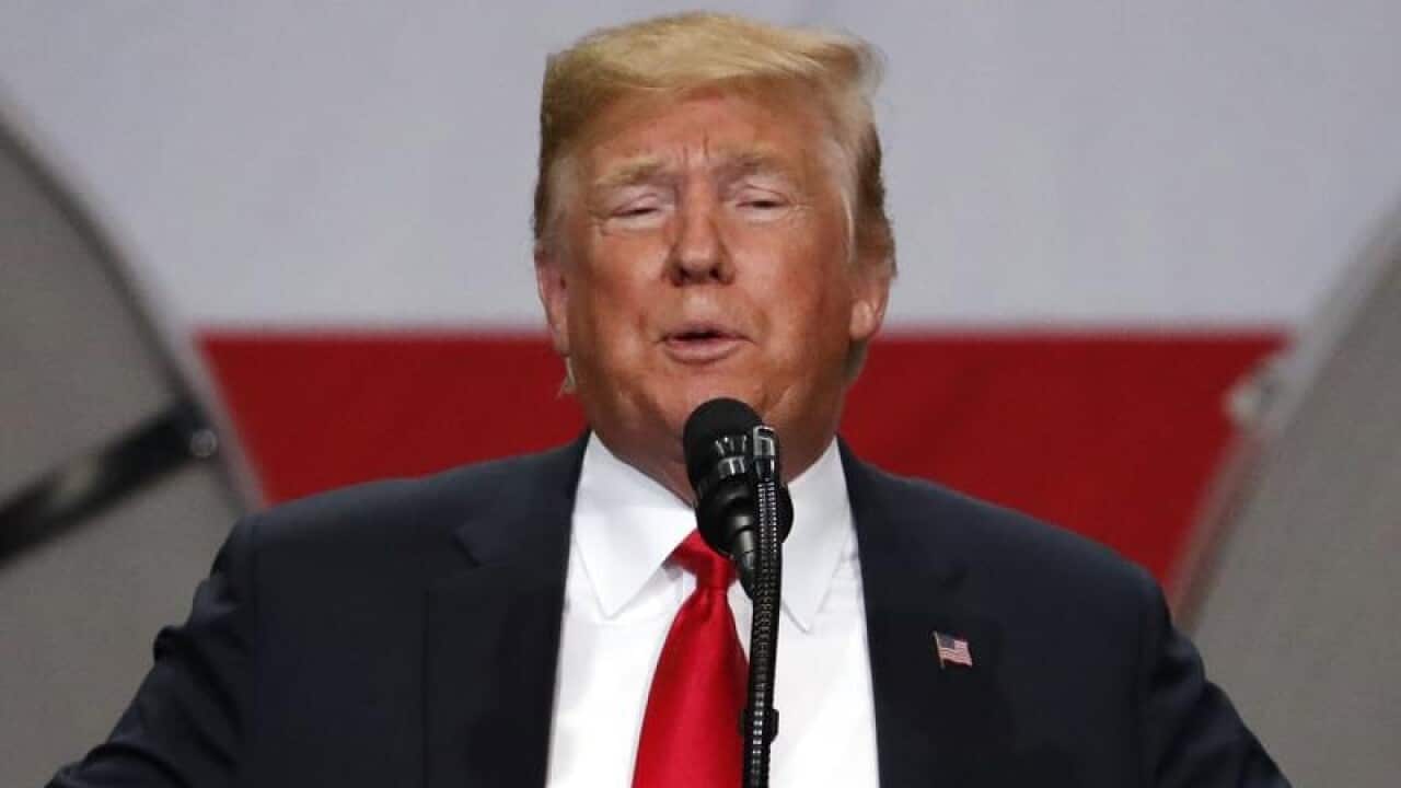 A file image of President Trump