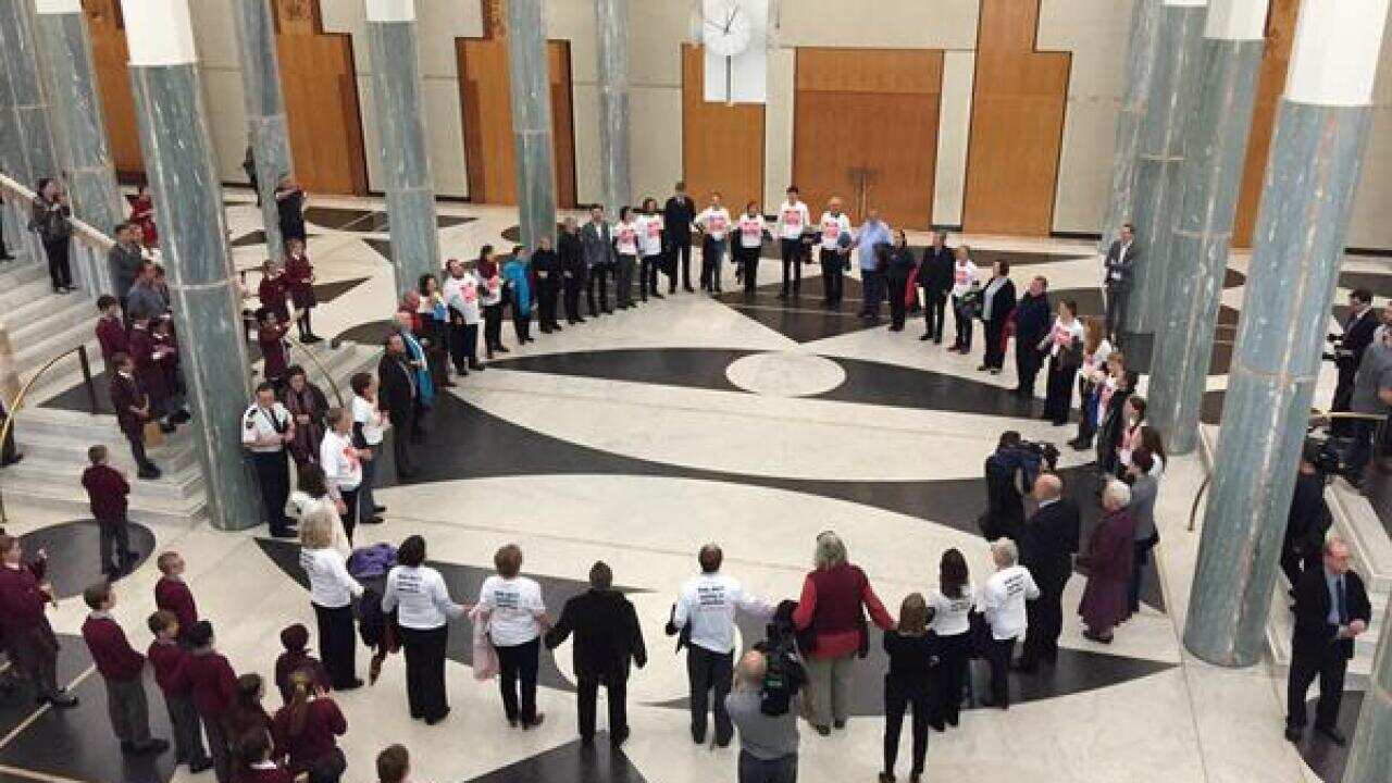 Parliament protest