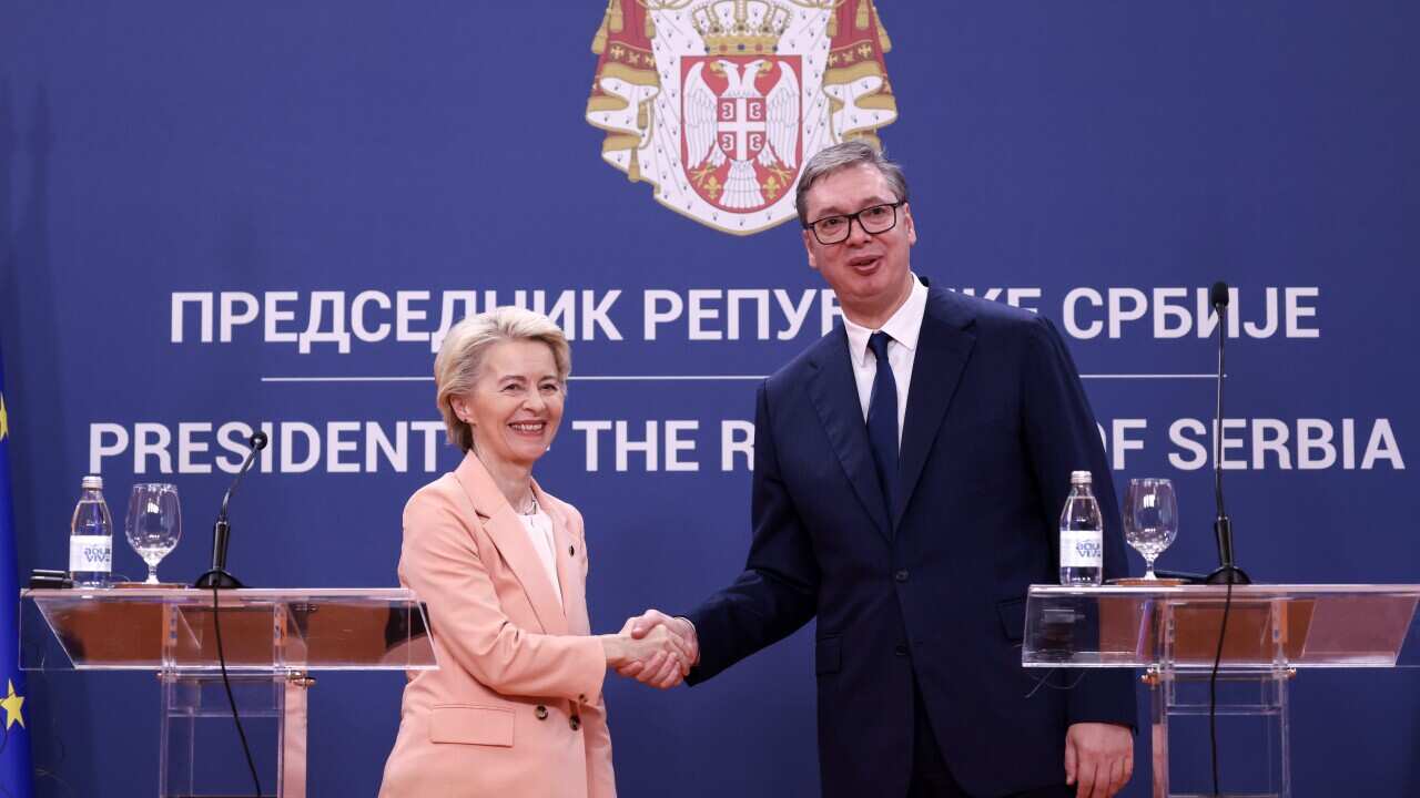 European Commission President Ursula von der Leyen visits Serbia