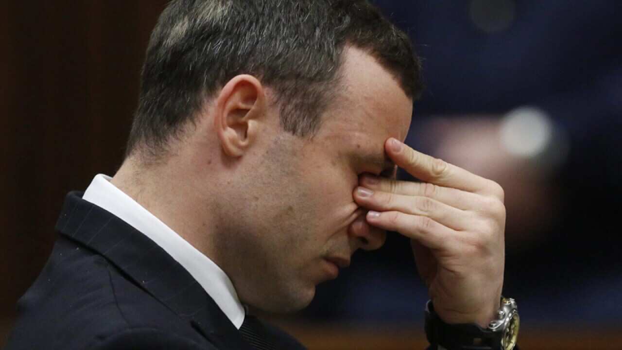 Oscar Pistorius during his murder trial at the High Court in Pretoria