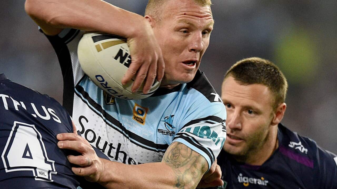 Luke Lewis of the Sharks