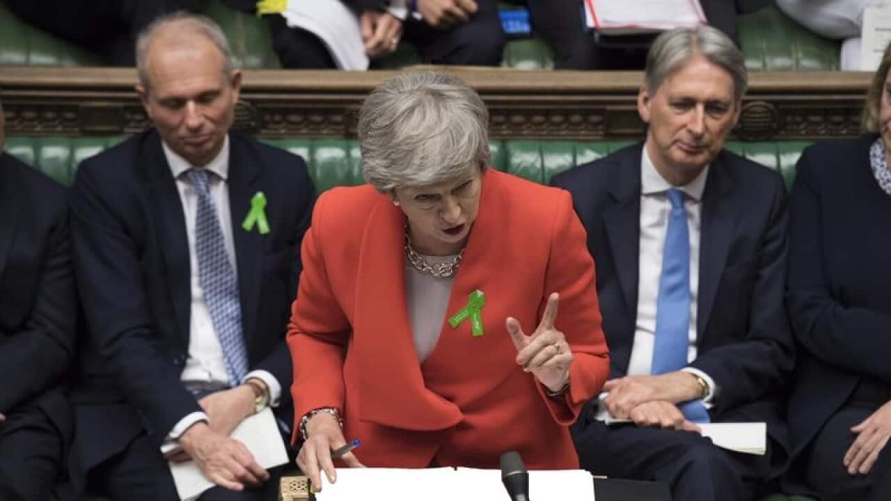 Theresa May is fighting to keep her Brexit deal alive.