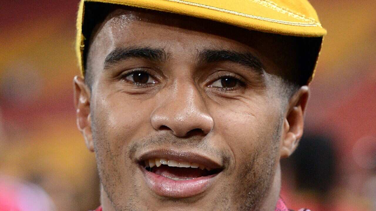 Will Genia celebrates