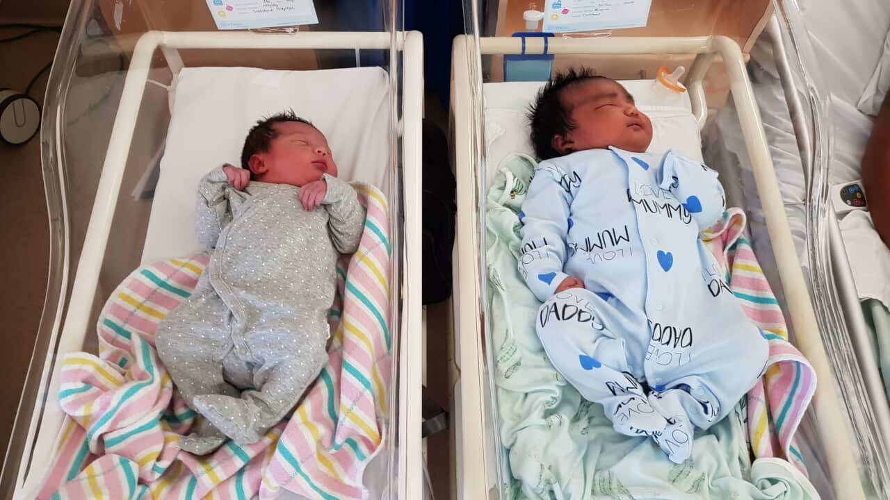 At 6.3kg Maoamo weighs almost double Eli Richards, who was born weighing 3.6kg.