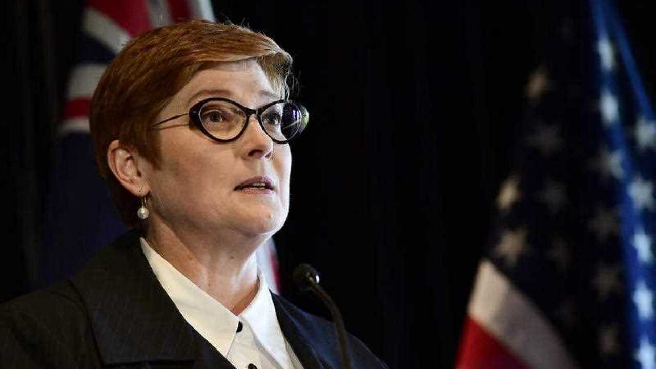 Minister for Foreign Affairs and Women Senator Marise Payne.